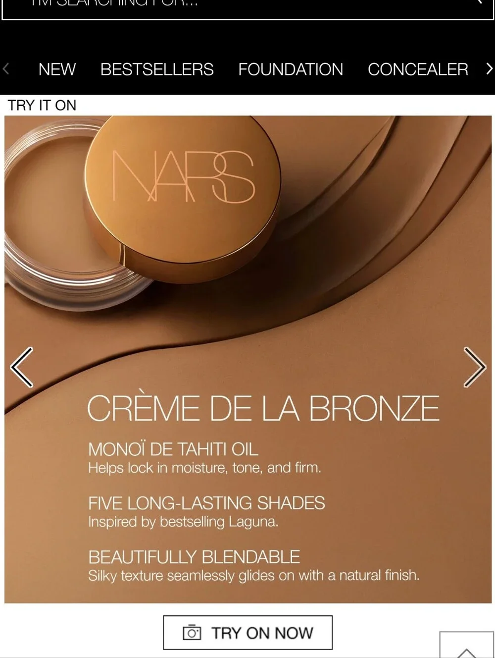 NEW NARS Laguna Bronzing Cream In Shade 02 (Original)